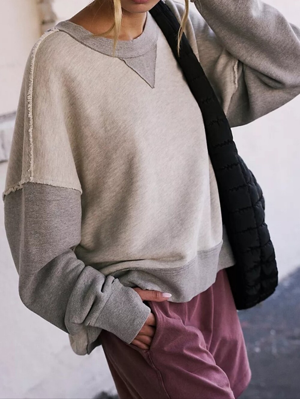 Free People Movement Start Up Pullover Oversize Relaxed Size Small